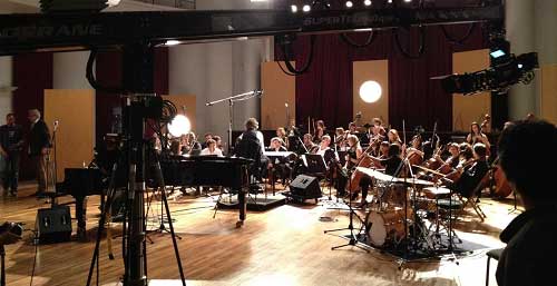 autre orchestre à la salle colonne